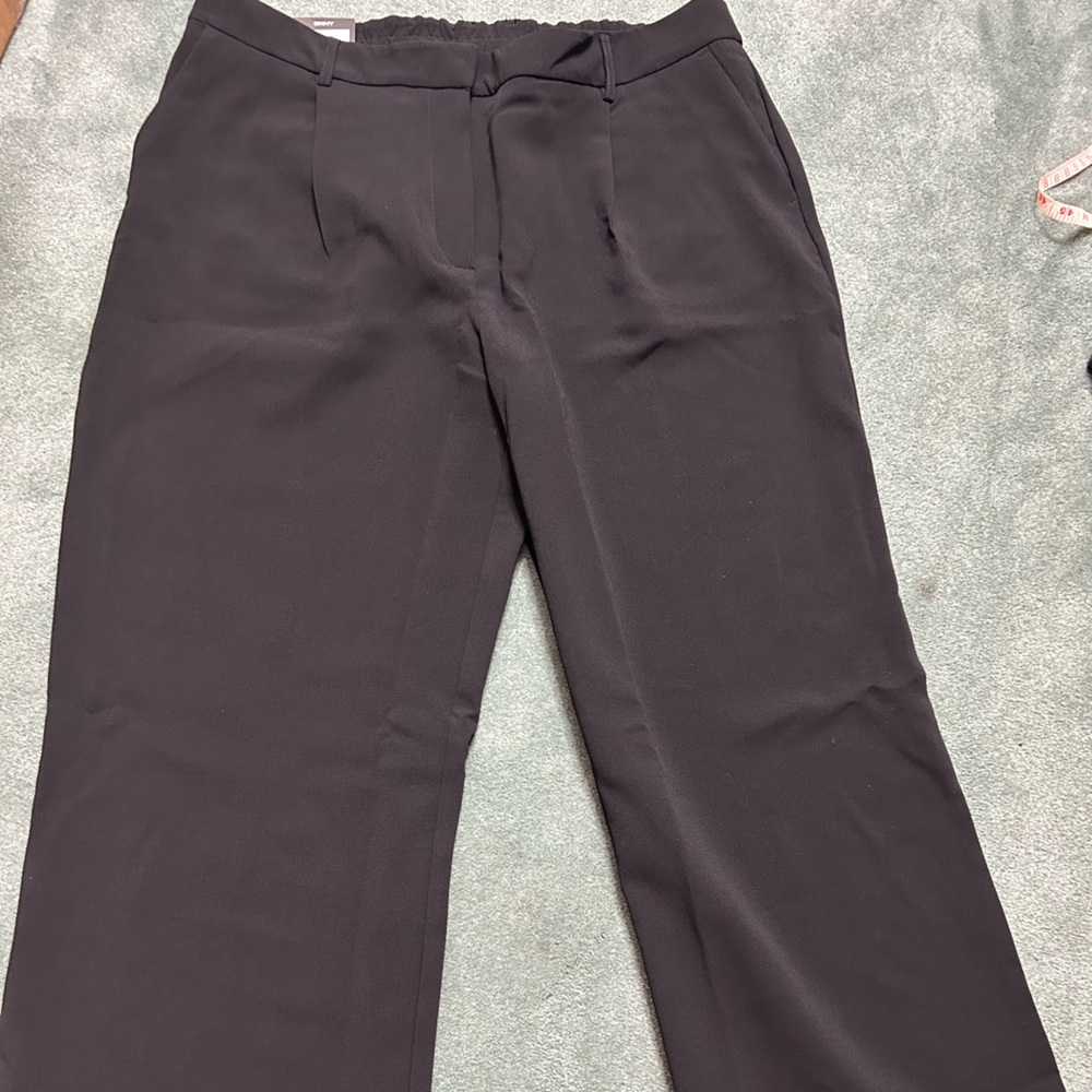 DKNY Black Wide Leg Pants